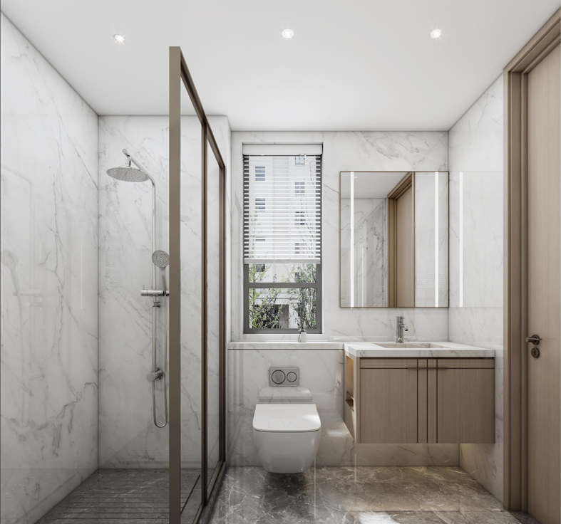 淮北华松房地产有限公司蘭墅香汐样板间装饰工程(图15)