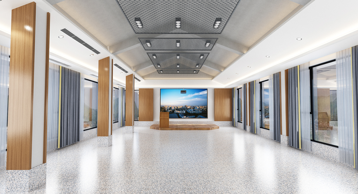 巢湖厵村1980平方特色民宿服务中心办公楼装修设计(图11)