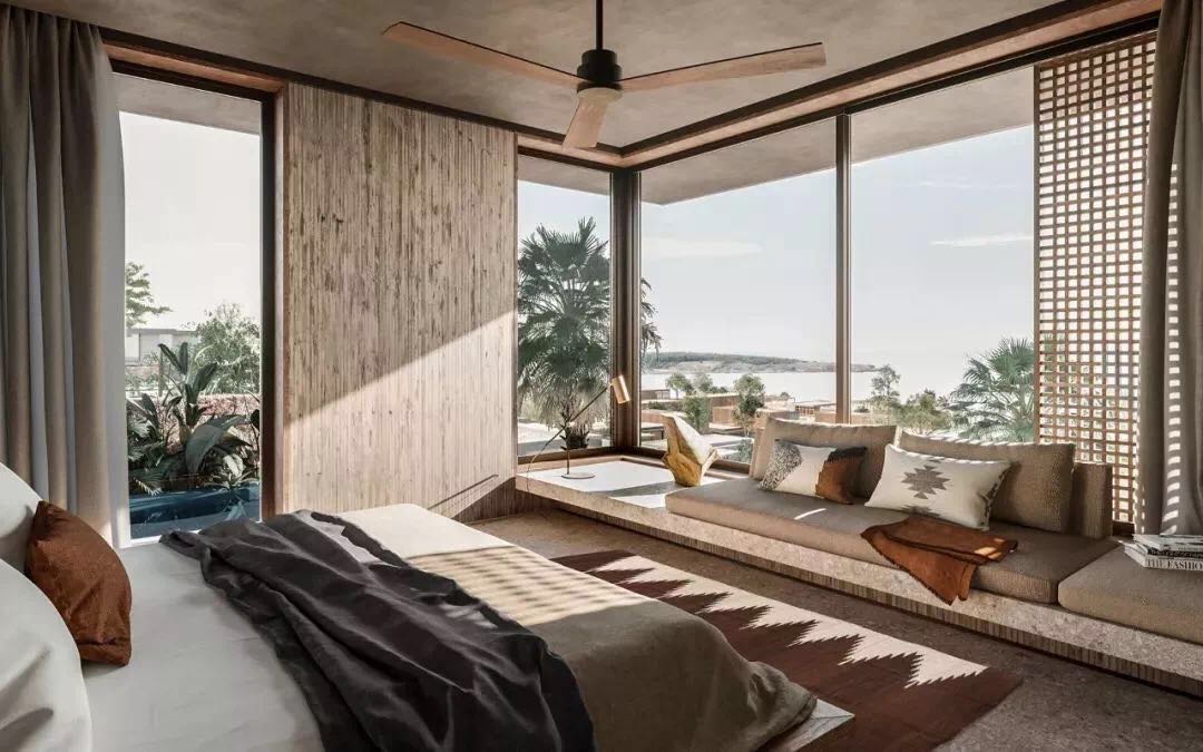 淮北民宿---侘寂风民宿客房设计(图2)