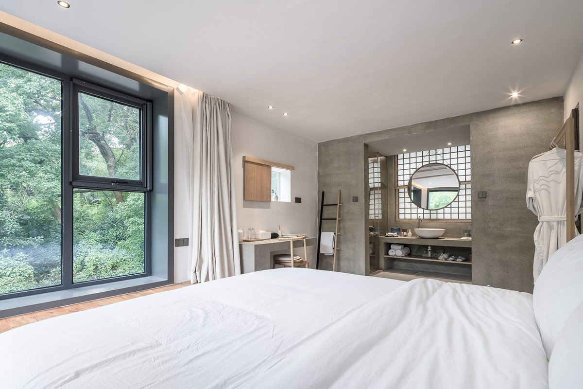 原生态素色风格民宿客房装修设计(图4) 原生态素色风格民宿客房装修设计(图4)