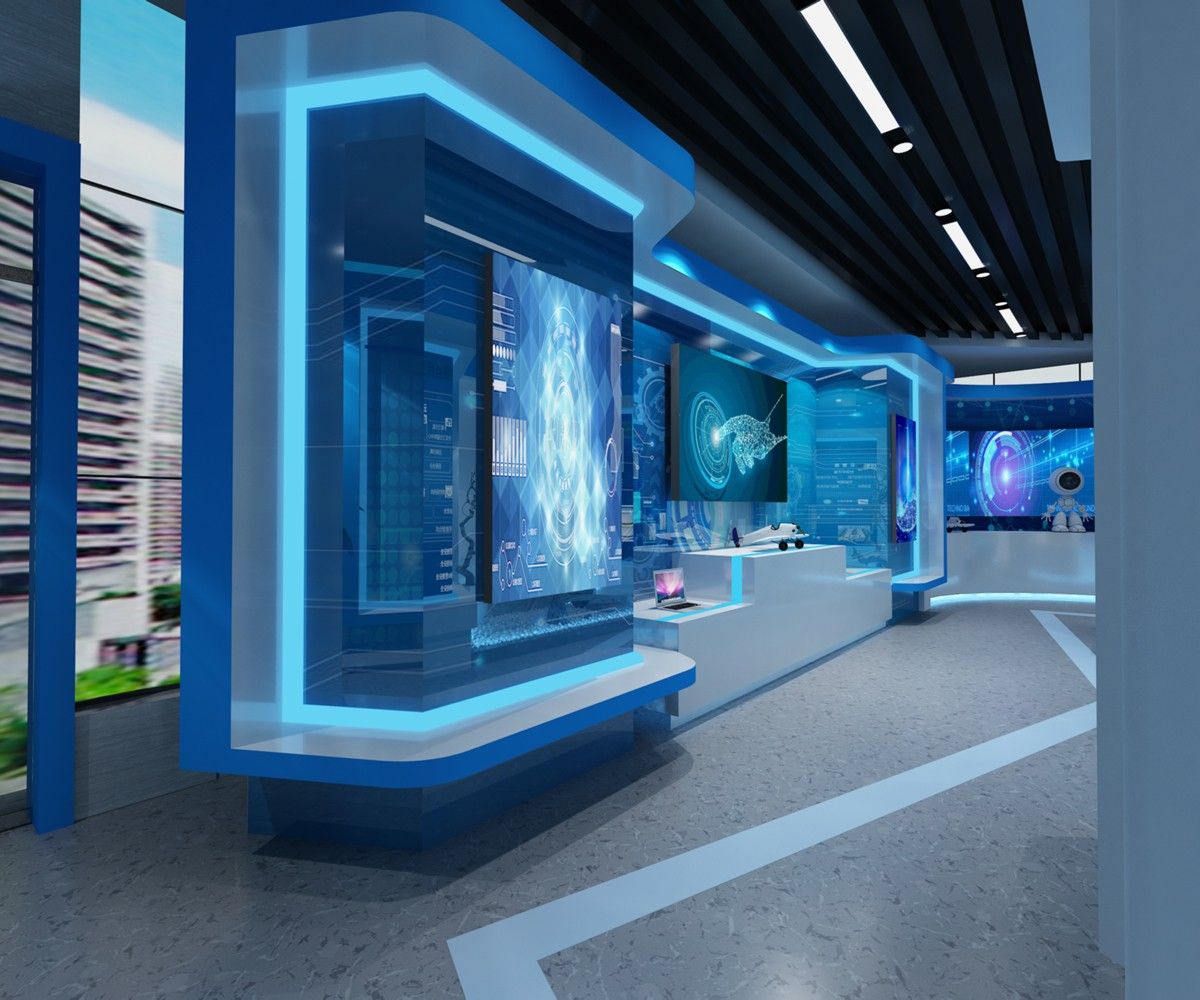 阜阳复创科技500m²科技风展厅装修设计项目(图6)