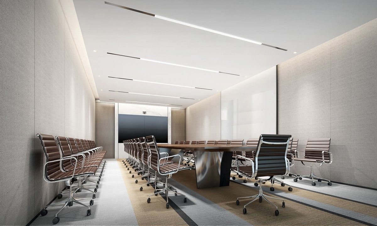 祥源广场1000平方现代简约风办公室装修设计项目(图3) 合肥祥源广场1000平方现代简约风办公室装修设计项目(图3)