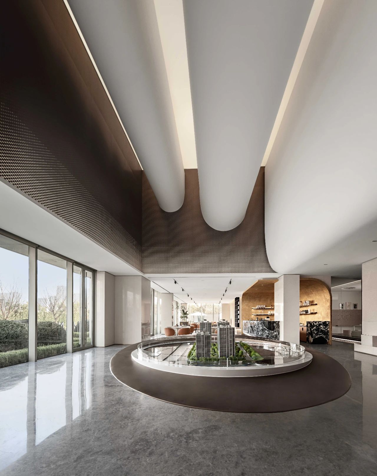 淮北.华松太阳城售楼部后现代风装饰装修项目(图2) 淮北.华松太阳城售楼部后现代风装饰装修项目(图2)