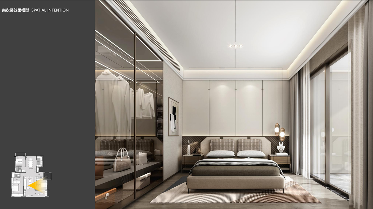 淮北华松籣墅香汐现代简约风洋房A户型样板间装饰装修项目(图4) 淮北华松籣墅香汐现代简约风洋房A户型样板间装饰装修项目(图4)