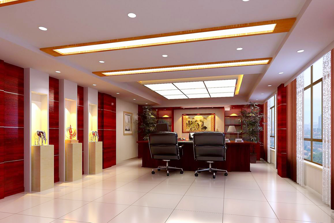 合肥华威电力3000平方办公楼装修设计(图2)