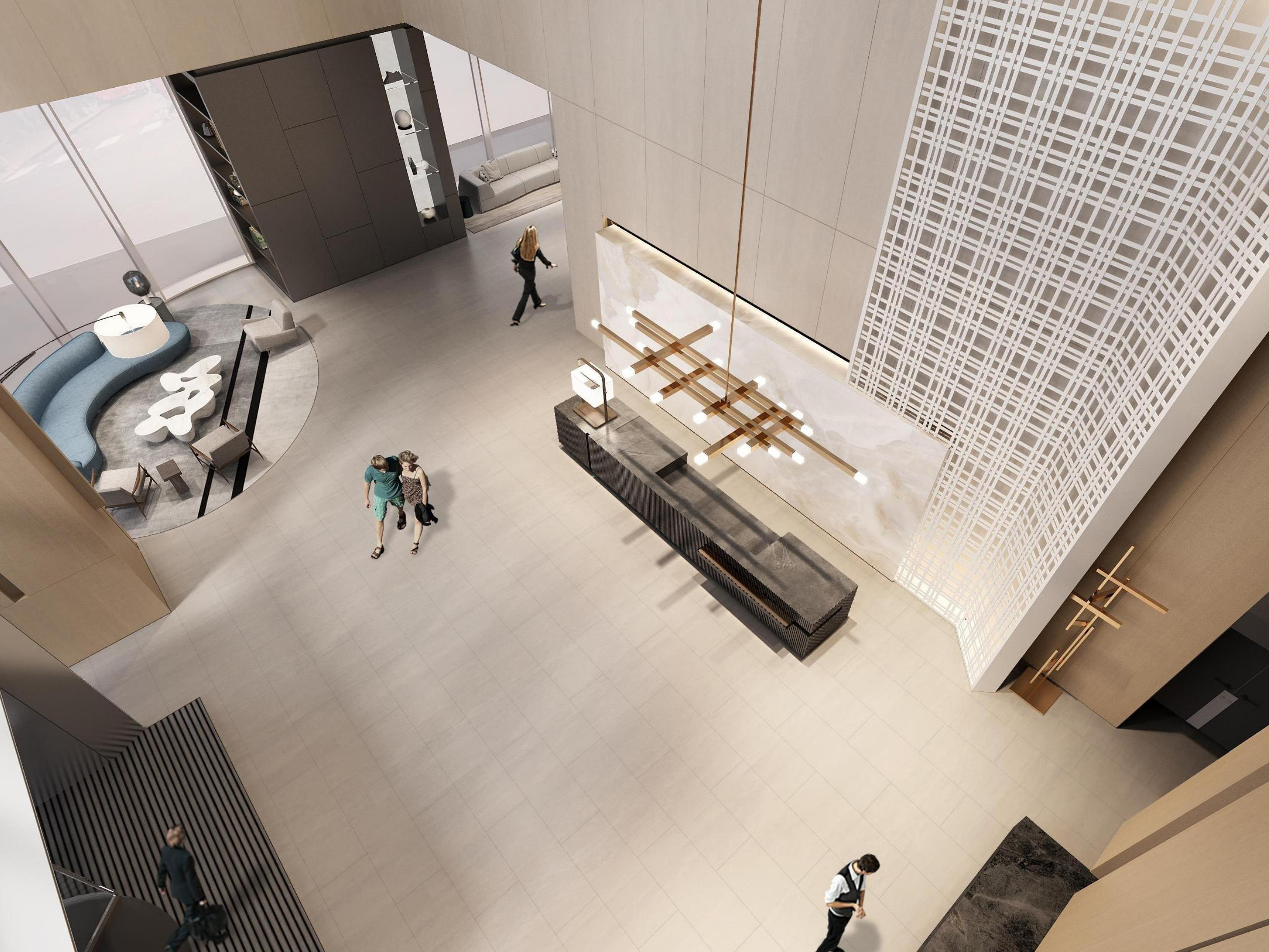 阜阳4000平方现代简约风办公楼装修设计项目(图6)