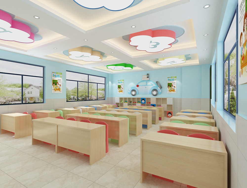 肥东2000平方幼儿园装修设计(图4) 肥东2000平方幼儿园装修设计(图4)