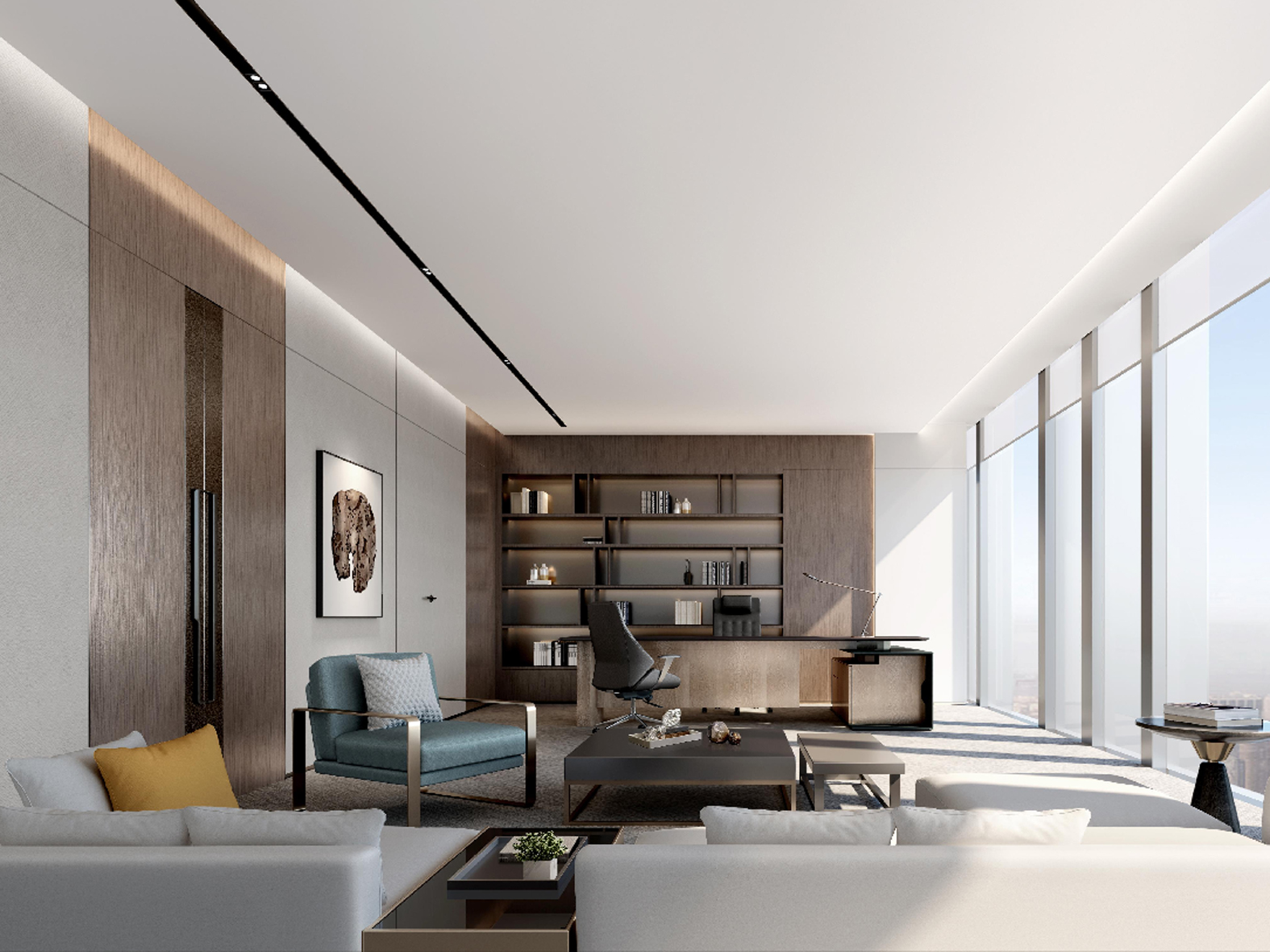 总经理办公室的装修设计注意细节(图1) 总经理办公室的装修设计注意细节(图1)