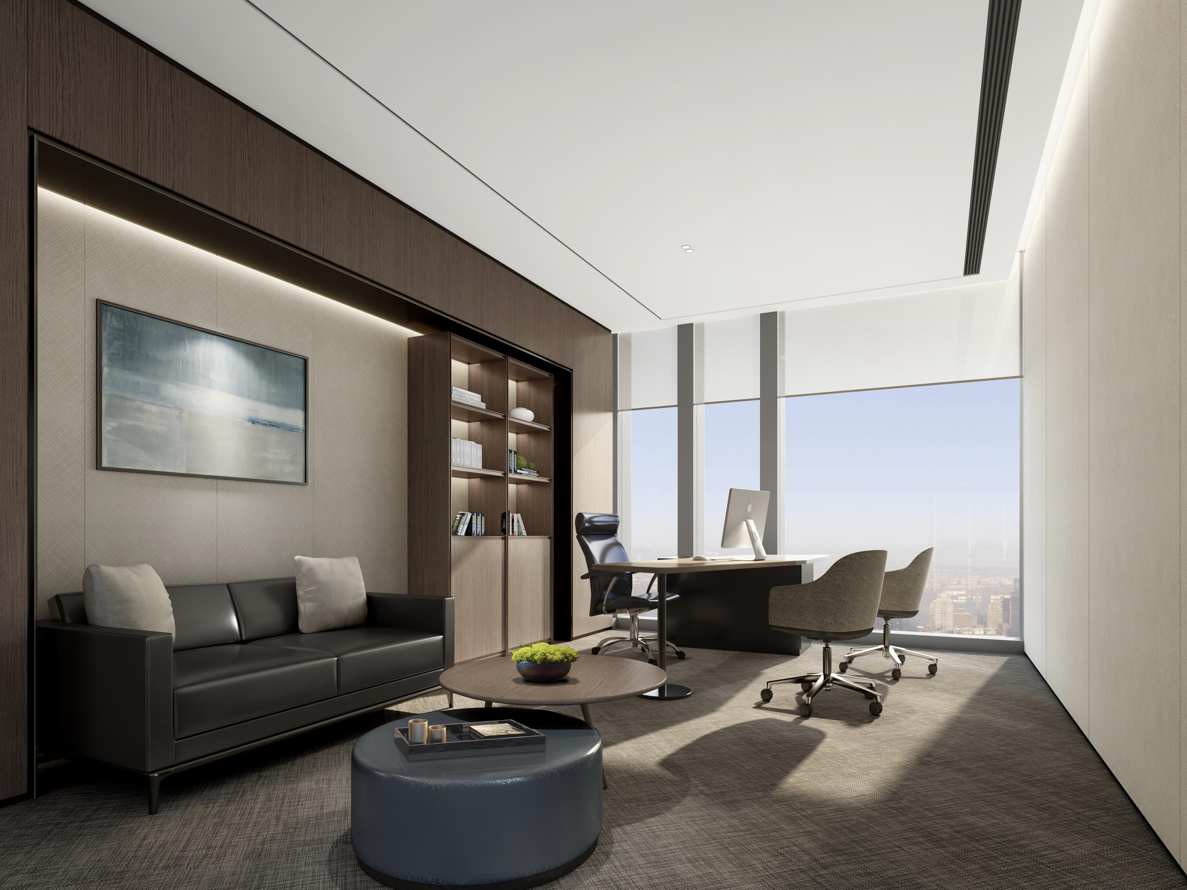 总经理办公室的装修设计注意细节(图2) 总经理办公室的装修设计注意细节(图2)