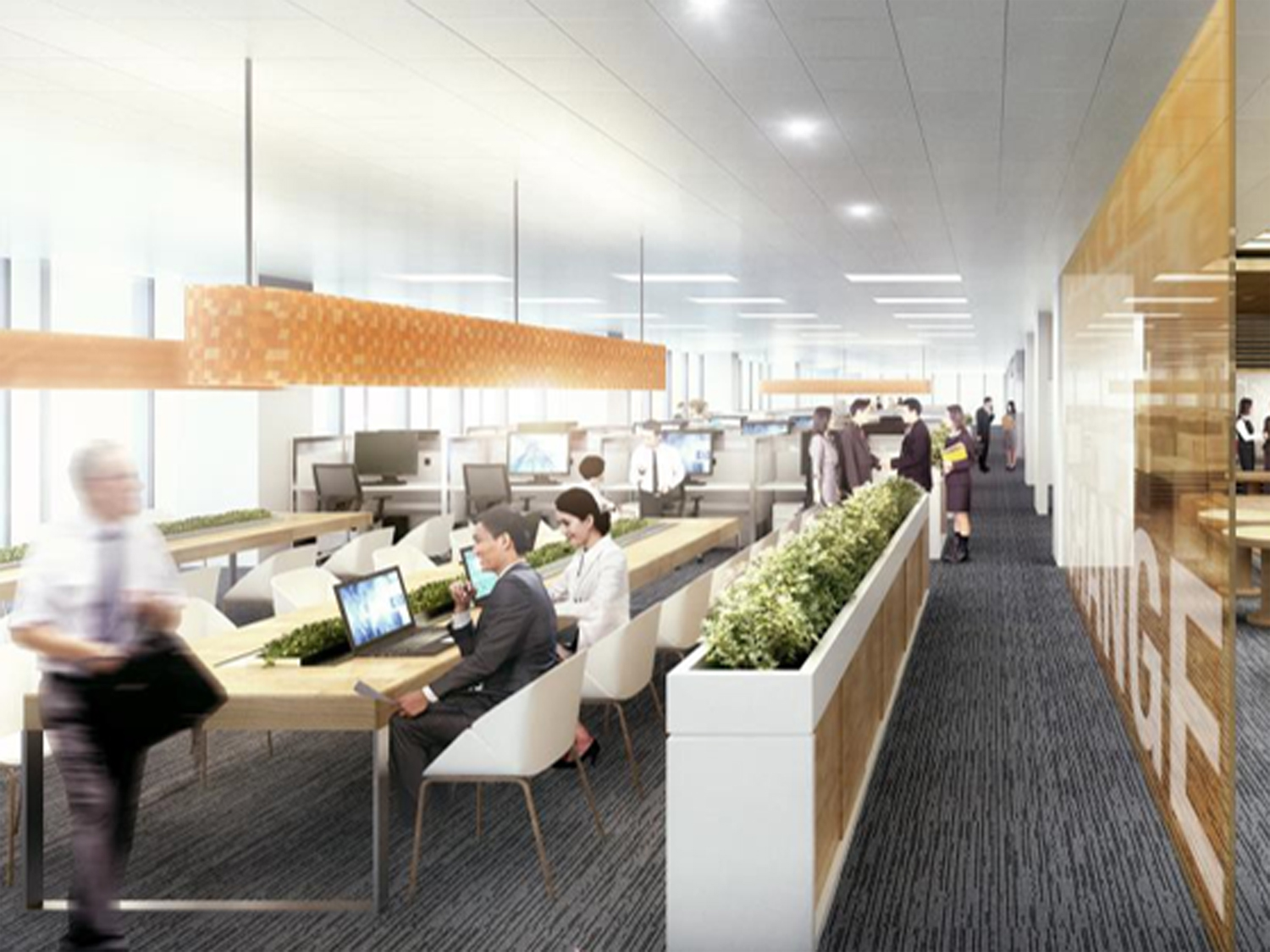 合肥创新产业园2000平方科技公司装修案例(图3)