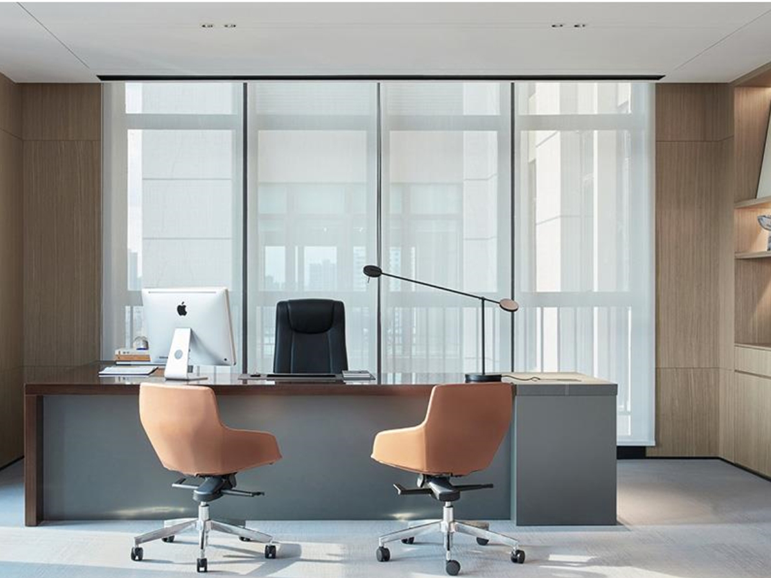 合肥金保大厦沃龙新办公室装修设计案例(图3) 合肥金保大厦沃龙新办公室装修设计案例(图3)