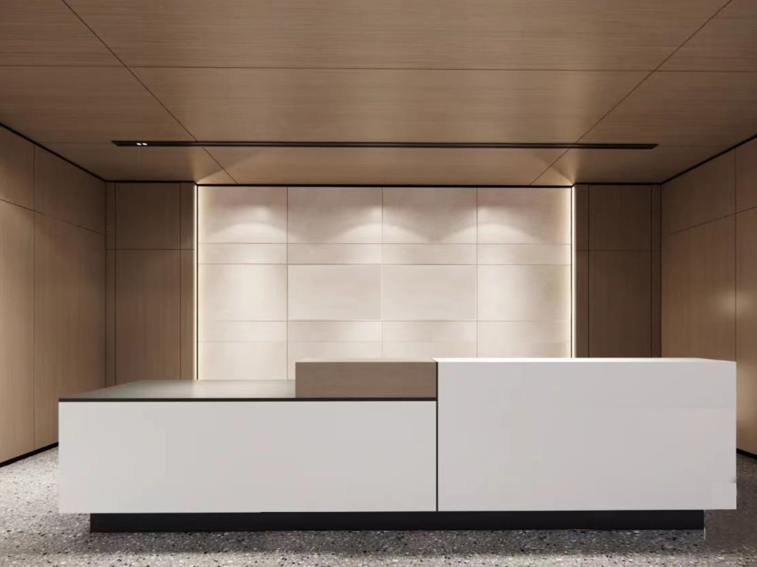 合肥金保大厦沃龙新办公室装修设计案例(图1) 合肥金保大厦沃龙新办公室装修设计案例(图1)