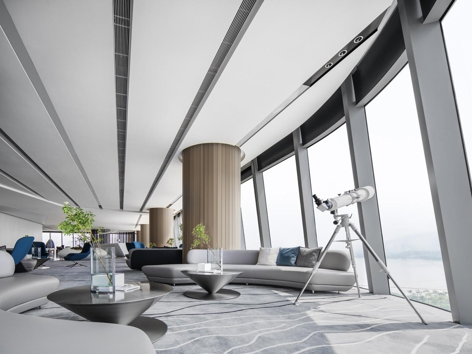 芜湖1900平方现代风办公室装修设计案例(图2) 芜湖1900平方现代风办公室装修设计案例(图2)