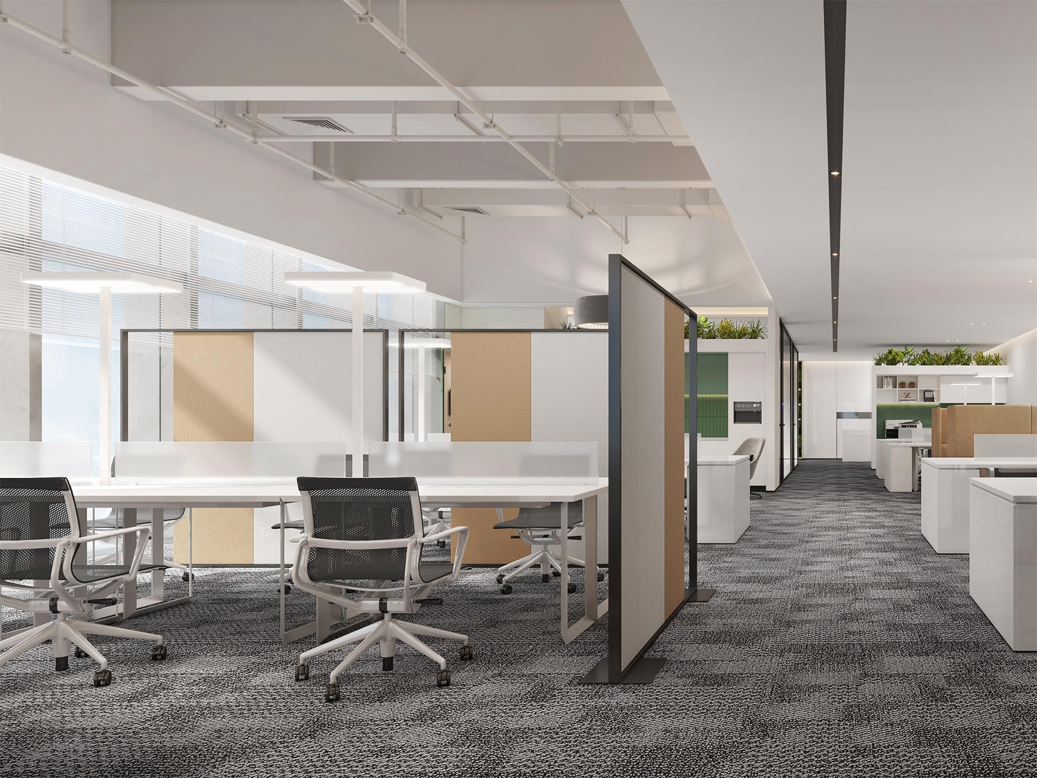 安徽合肥1000平方简约风办公室装修设计案例(图1) 安徽合肥1000平方简约风办公室装修设计案例(图1)