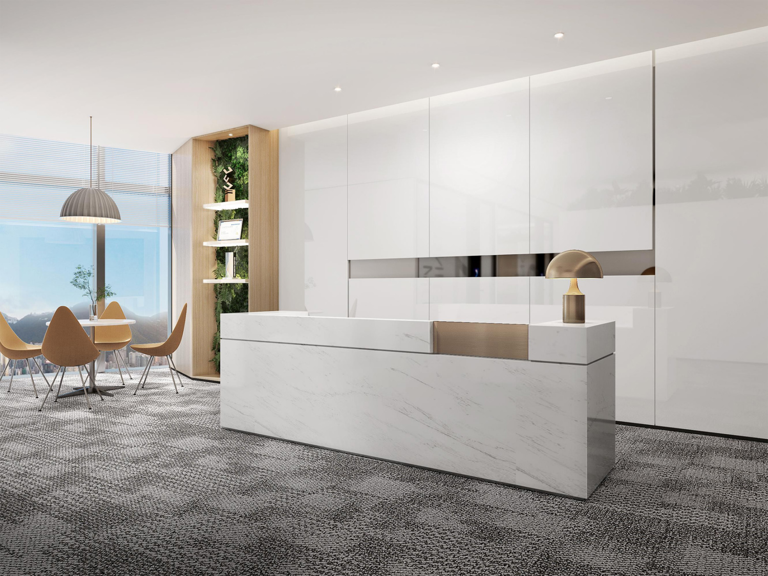 安徽合肥1000平方简约风办公室装修设计案例(图2) 安徽合肥1000平方简约风办公室装修设计案例(图2)