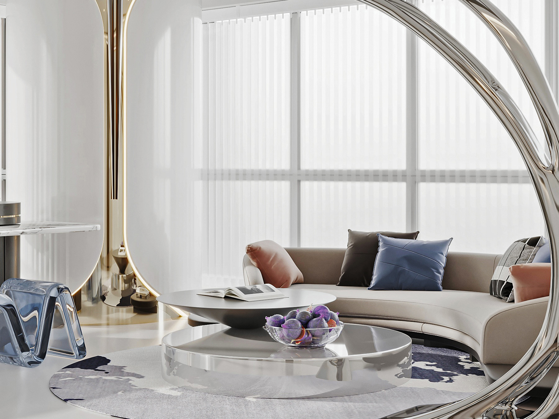 现代轻奢500㎡办公室装修设计案例(图2)