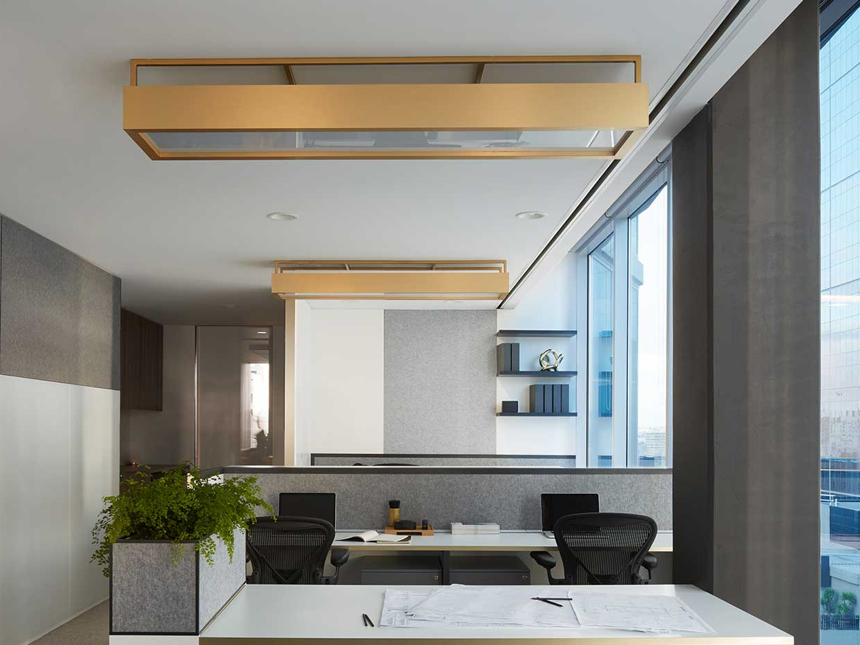 合肥1800平方轻奢办公室装修设计项目(图1) 合肥1800平方轻奢办公室装修设计项目(图1)