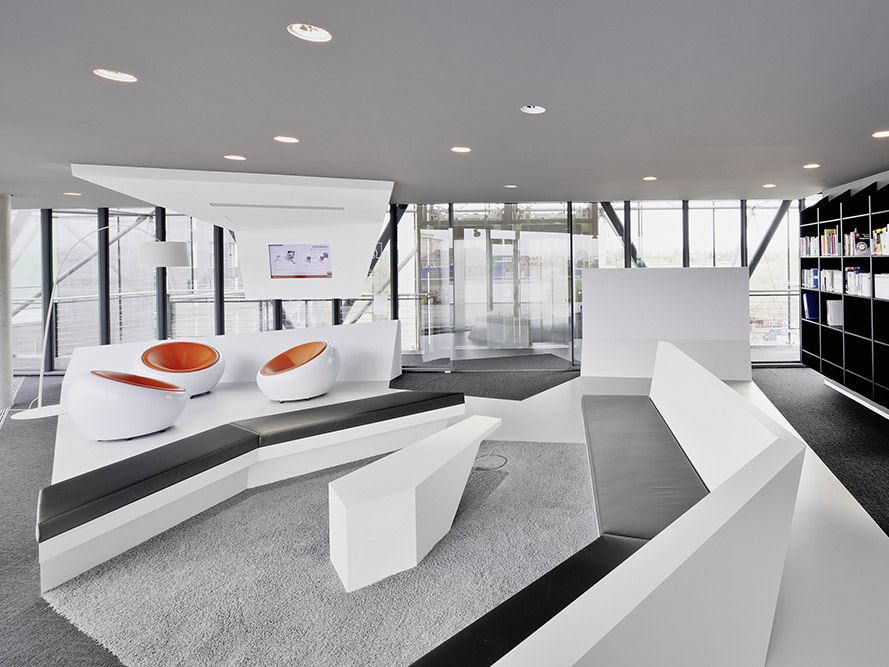 芜湖2000平方现代简约办公室装修设计项目(图2)