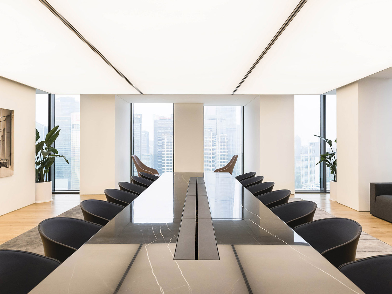 瑶海区1200平方现代简约风办公室装修设计项目(图2) 瑶海区1200平方现代简约风办公室装修设计项目(图2)