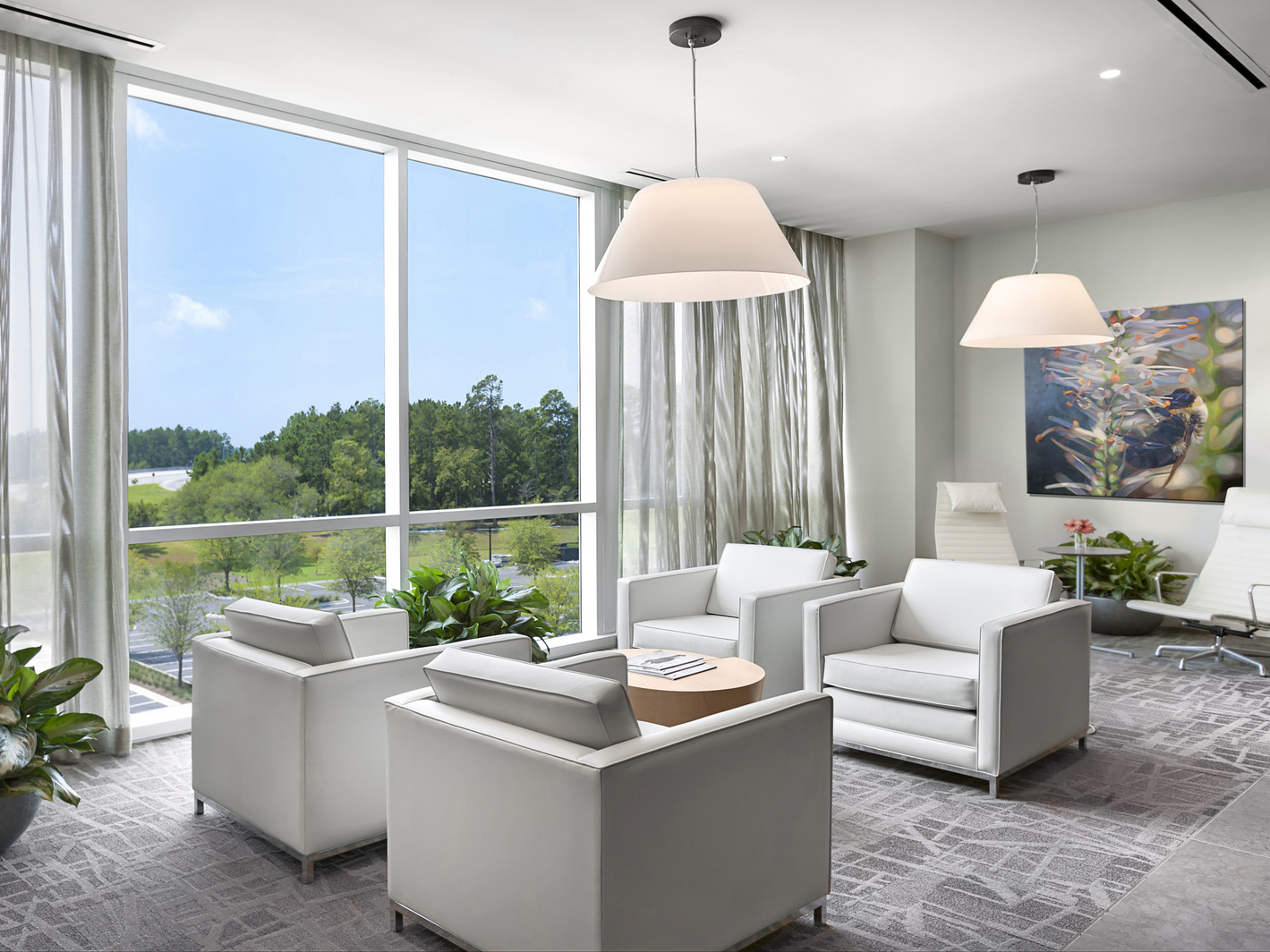 巢湖2700平方现代简约风办公室装修设计项目(图4)