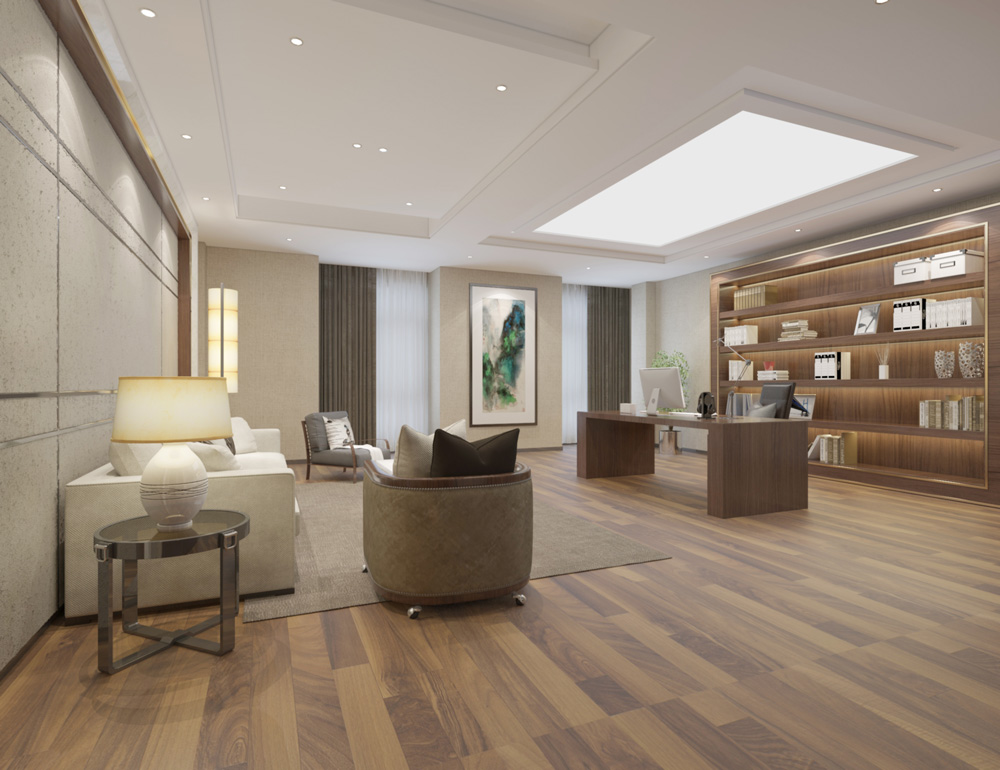 芜湖华威3000平方简约风办公楼装修(图5)