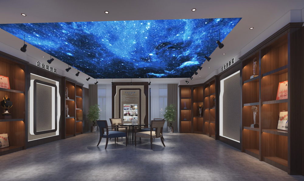 芜湖华威3000平方简约风办公楼装修(图2)