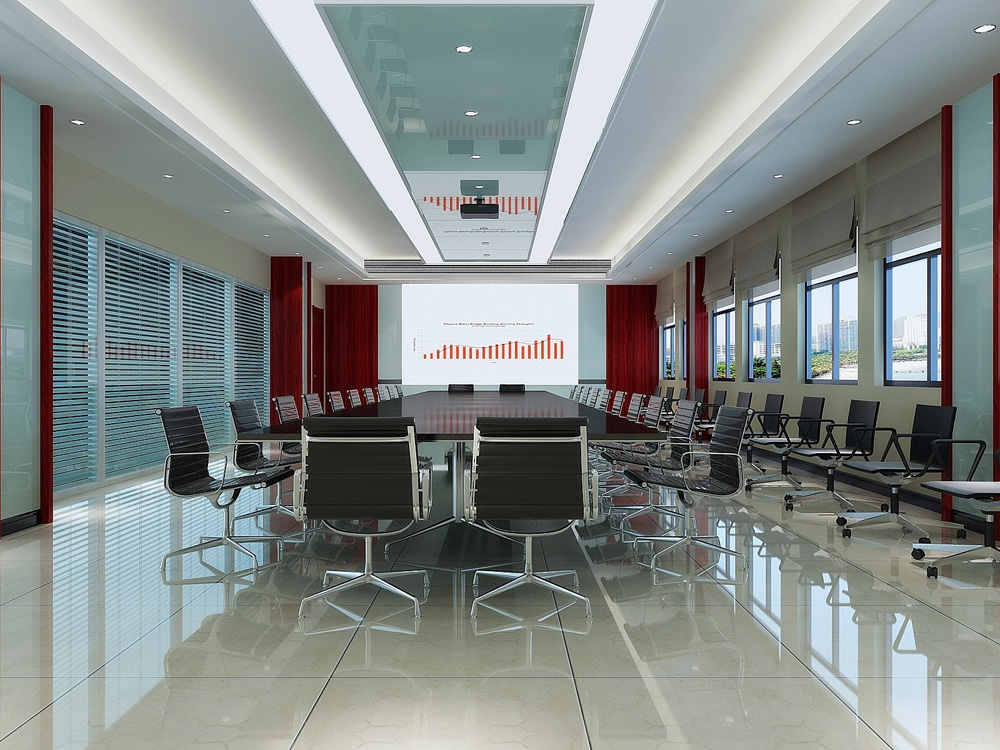 雷沃机械设备B区3000平方现代简约风办公楼装修(图13)