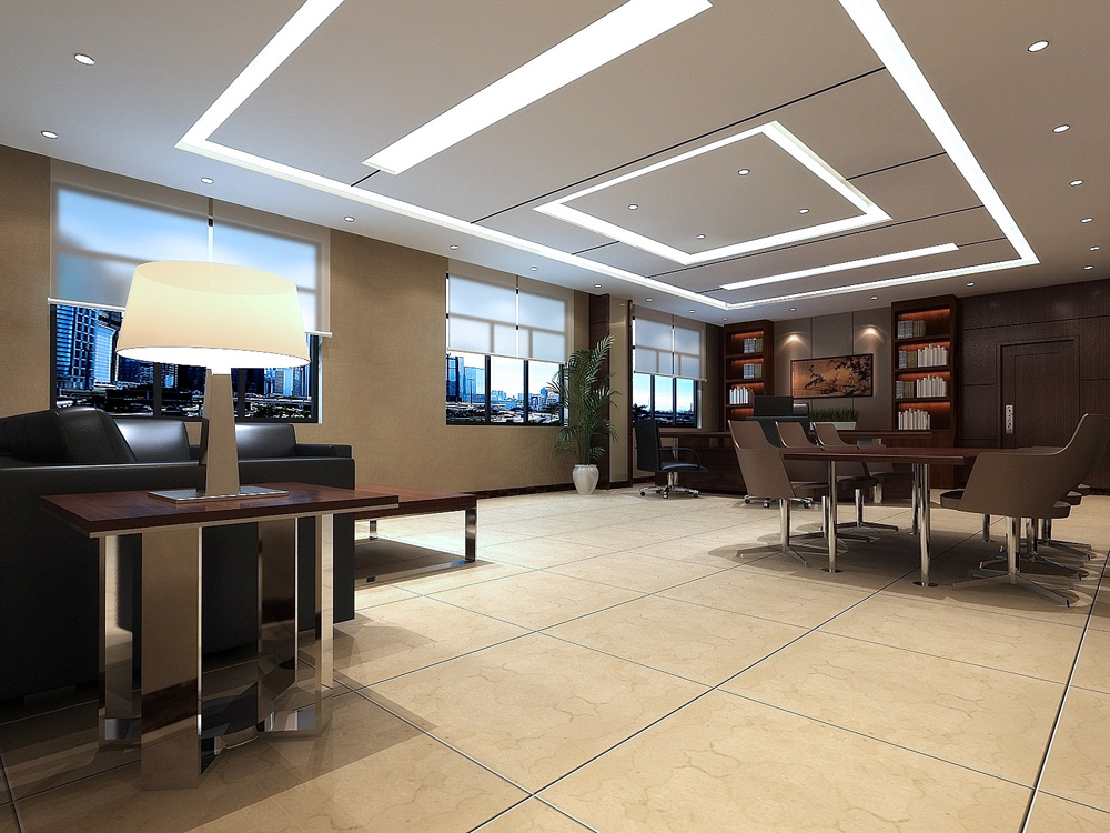 雷沃机械设备B区3000平方现代简约风办公楼装修(图11)