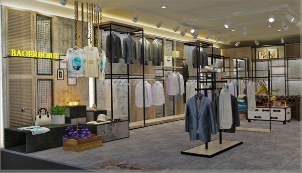 合肥瑶海区服装店装修设计(图3) 合肥瑶海区服装店装修设计(图3)