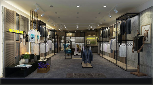 合肥瑶海区服装店装修设计(图2) 合肥瑶海区服装店装修设计(图2)