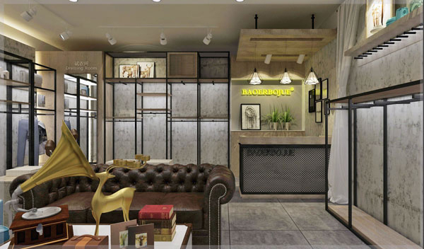 合肥瑶海区服装店装修设计(图1) 合肥瑶海区服装店装修设计(图1)