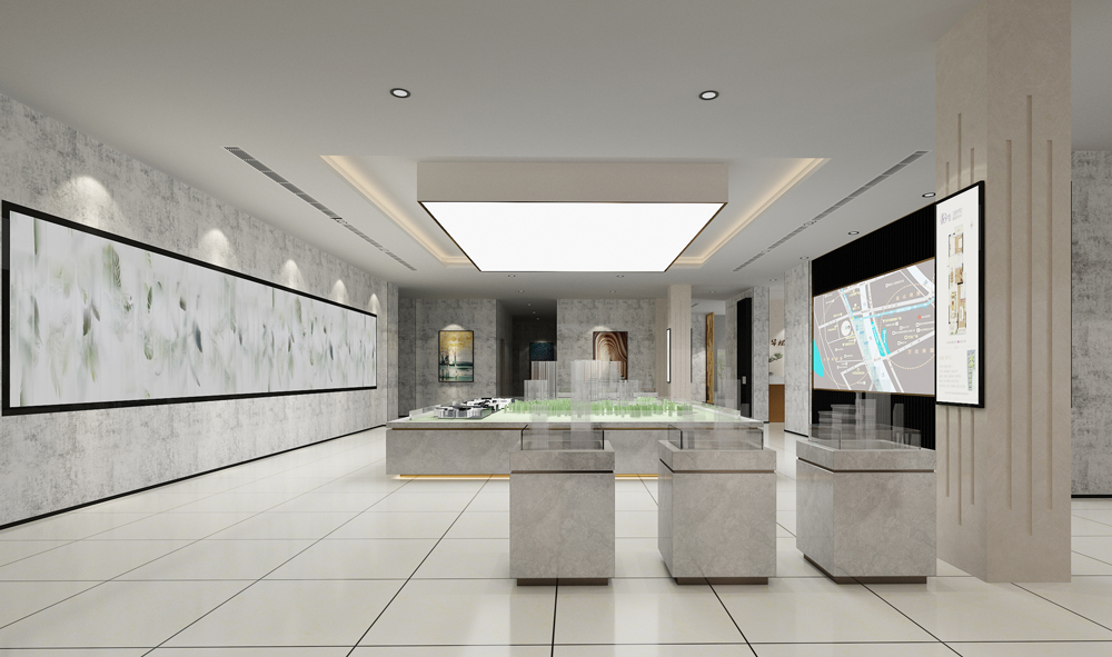 华松.皖溪佳苑-售楼部装修(图6) 淮北华松.皖溪佳苑-售楼部装修改造工程(图6)