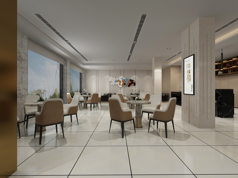 华松.皖溪佳苑-售楼部装修(图4) 淮北华松.皖溪佳苑-售楼部装修改造工程(图4)