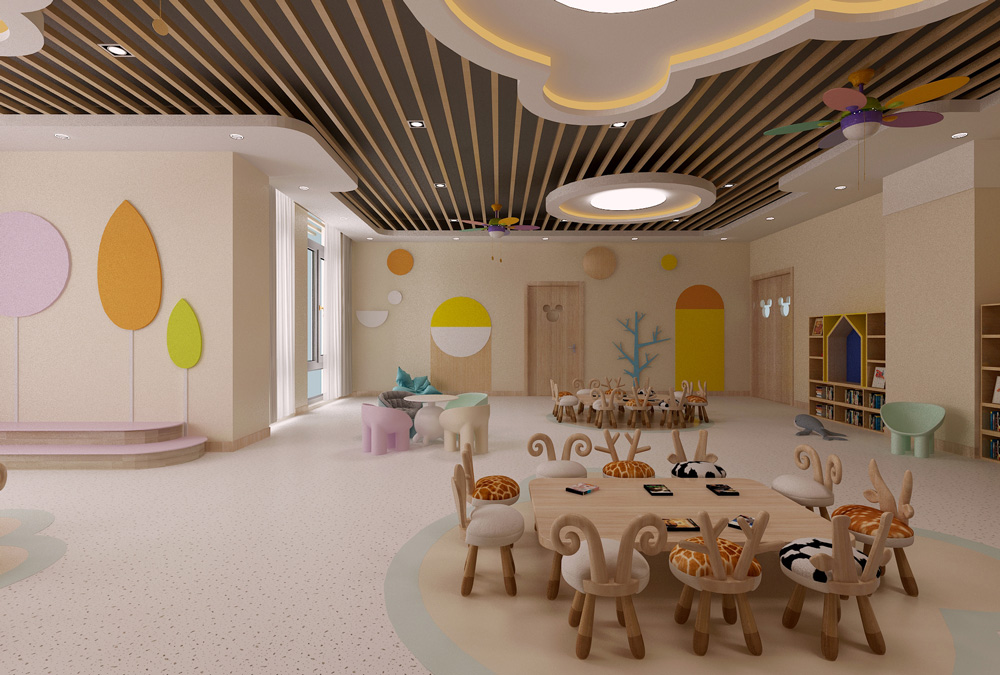 皖新文化广场2300平方幼儿园装修设计项目(图11)